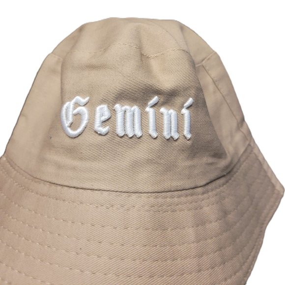NEW reversible bucket hat Gemini & stars ✨ UPF 50 Gemini Cotton Reversible - Picture 2 of 3